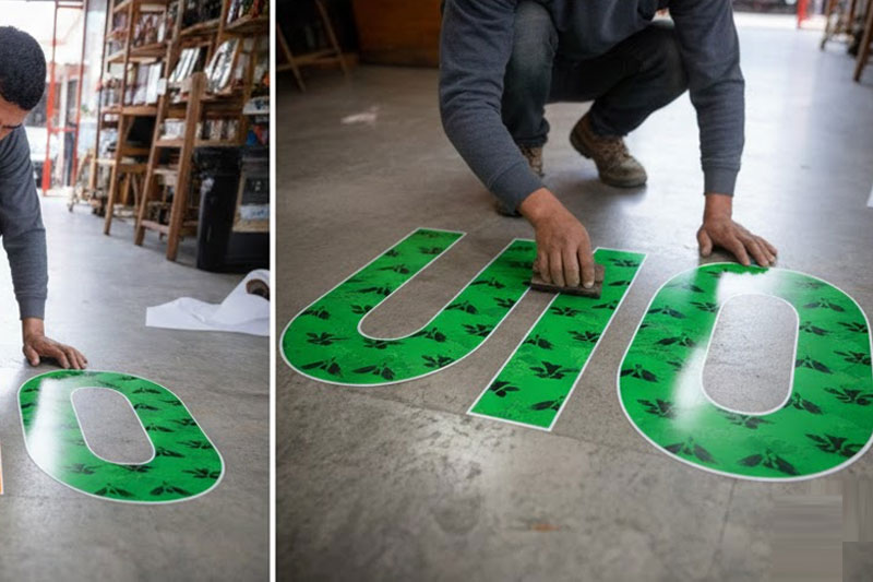 Brandeo de Pisos Quito. Rotulación de pisos para tu negocio en la Capital del Ecuador!