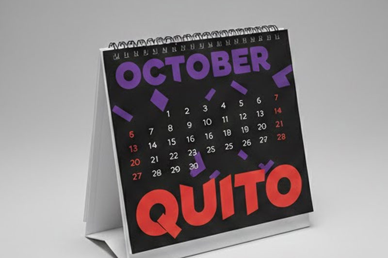 Calendarios de Escritorio Quito