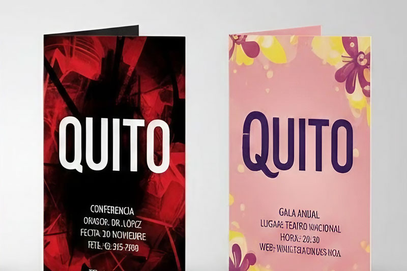 Dípticos Publicitarios Quito
