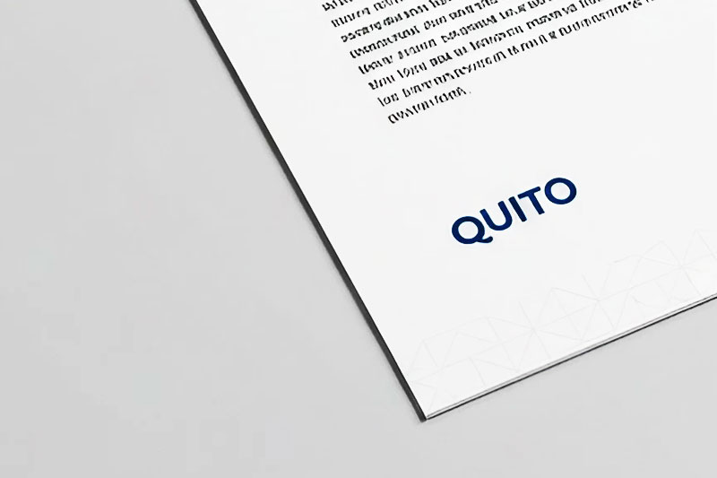 Hojas Membretadas Corporativas Quito