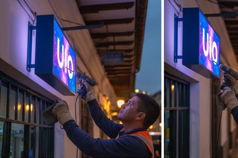 Rotulación luminosa Quito