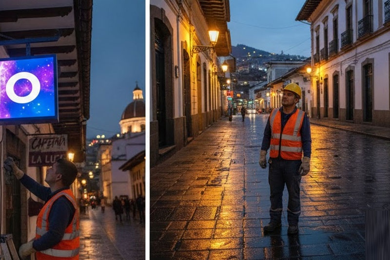 Rotulación luminosa Quito
