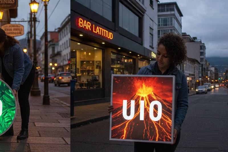 Rotulación luminosa Quito